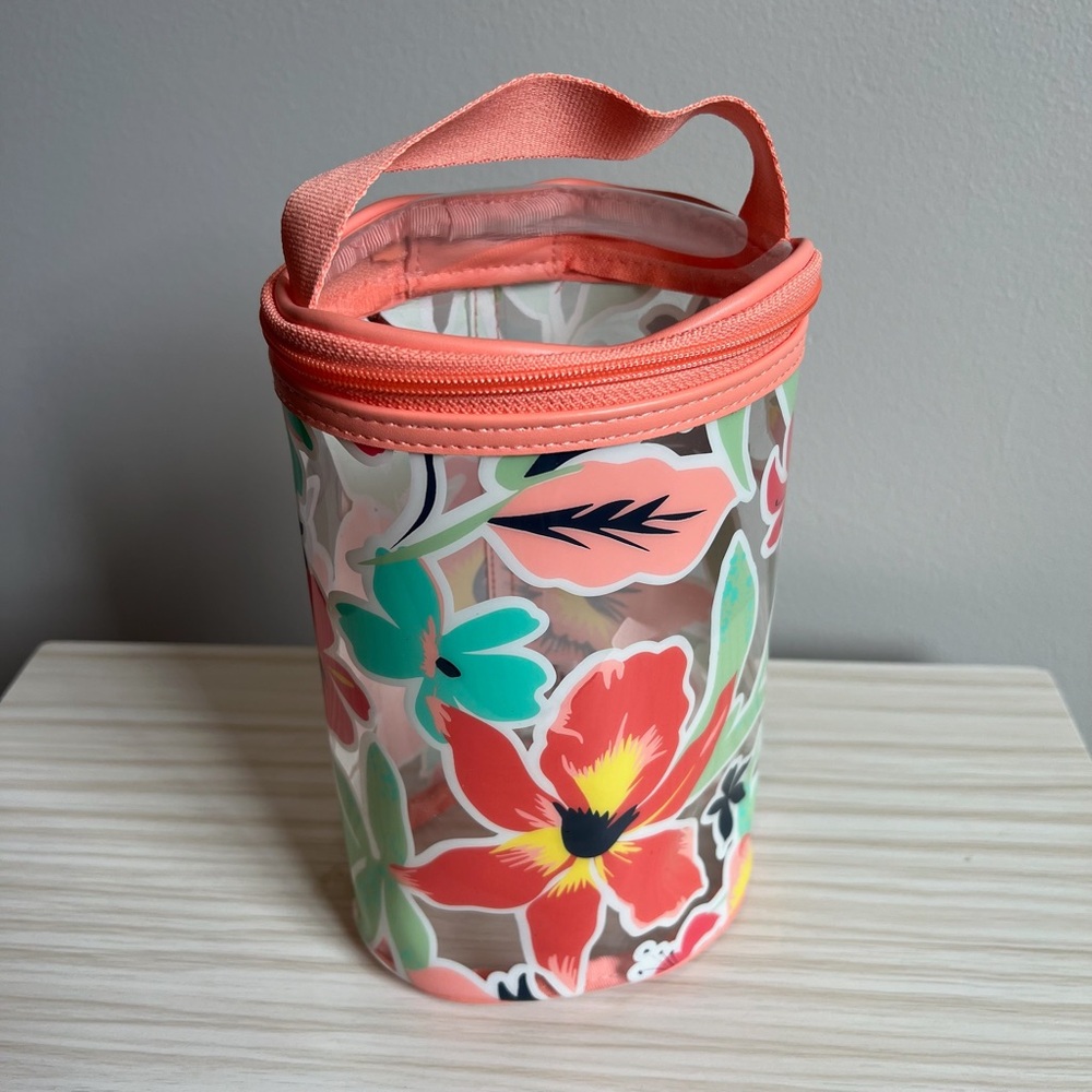 NWT Vera Bradley Toiletry Bag Floral Tropical